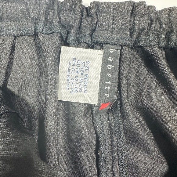 Woman’s Babette Black Wide Leg Pants Size Medium - Picture 6 of 8